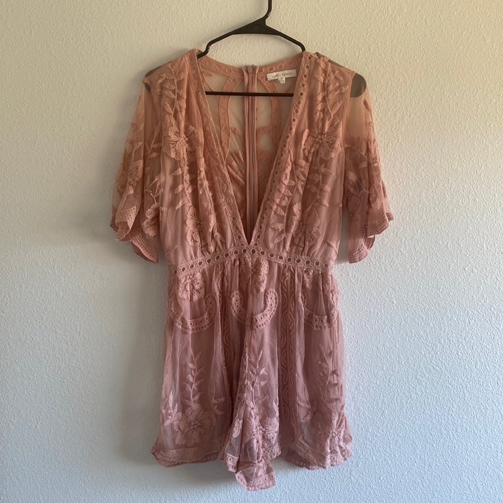 Mauve Honey Punch Romper